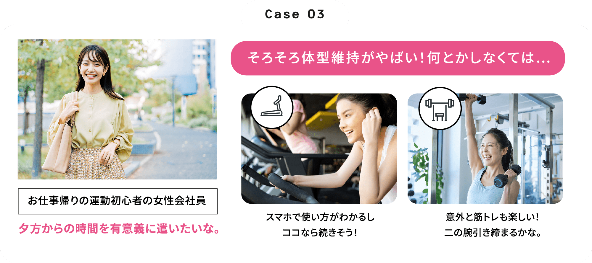 case03 そろそろ体型維持がやばい！なんとかしなくては...